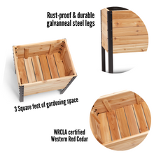 Load image into Gallery viewer, 18″ x 24″ Raised Garden Bed - 30" Tall