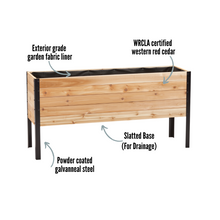 Load image into Gallery viewer, 18" x 60" Raised Garden Bed