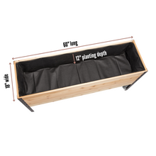 Load image into Gallery viewer, 18" x 60" Raised Garden Bed