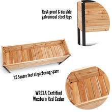 Load image into Gallery viewer, 18" x 60" Raised Garden Bed