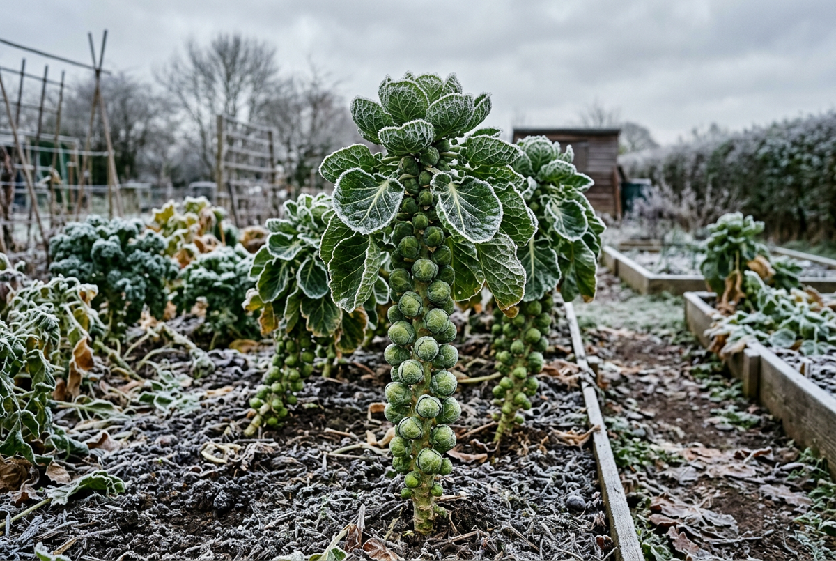 Sweeter After Frost: How to Harvest Brussels Sprouts, Broccoli, Cabbage & Kale This Fall