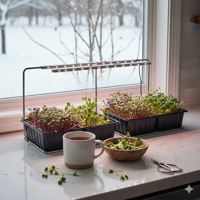 The 10-Day Garden: How to Grow Microgreens on Your Kitchen Counter