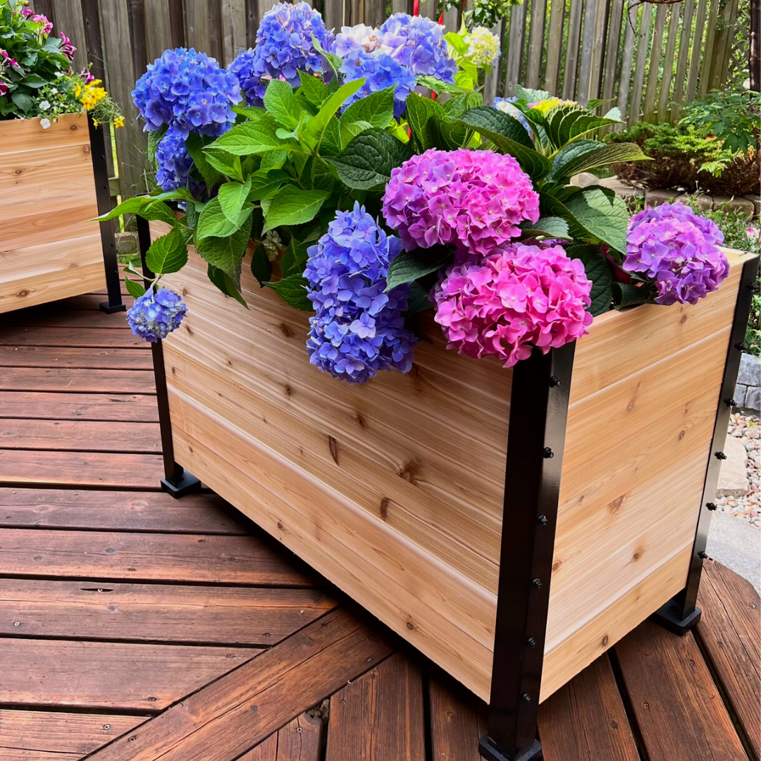 18 window box planters 18" x 36" Planter Box - 24" Tall