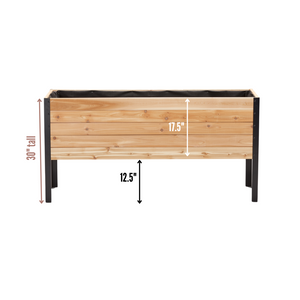 18" x 60" Raised Garden Bed