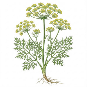 plant with aromatic seeds ANISE, Herb Seed