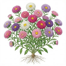 Load image into Gallery viewer, ASTER Seeds, Powder Puff Mix