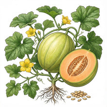 Load image into Gallery viewer, CANTALOUPE Seeds, Crenshaw