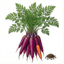 Load image into Gallery viewer, CARROT Seeds, Cosmic Purple