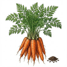 Load image into Gallery viewer, CARROT Seeds, Danvers Half-Long