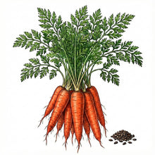 Load image into Gallery viewer, CARROT Seeds, Scarlet Nantes