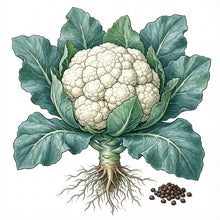 Load image into Gallery viewer, CAULIFLOWER Seeds, Snowball