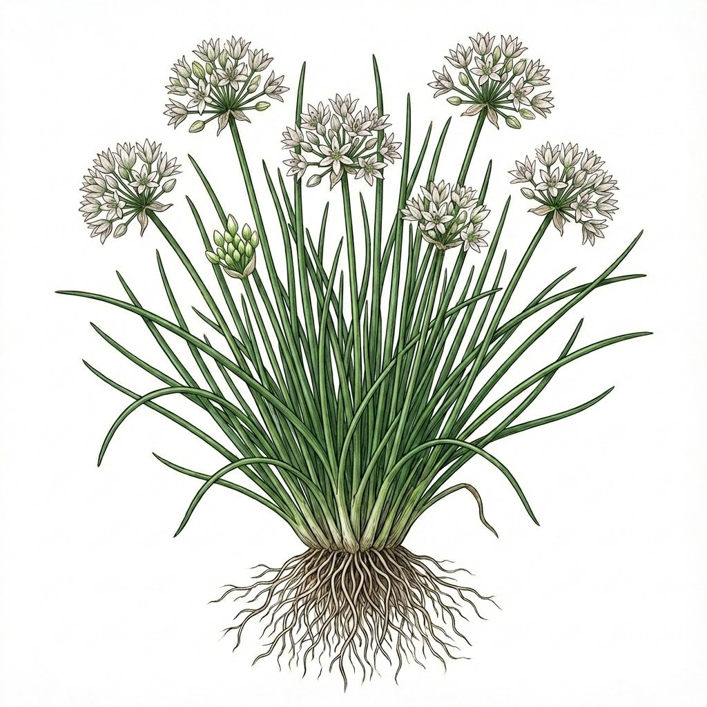 chive plant going to seed CHIVE Seeds, Garlic