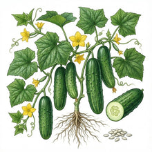 Load image into Gallery viewer, CUCUMBER Seeds, Marketmore