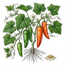 Load image into Gallery viewer, HOT PEPPER Seeds, Anaheim Chili