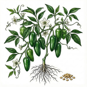 HOT PEPPER Seeds, Jalapeño