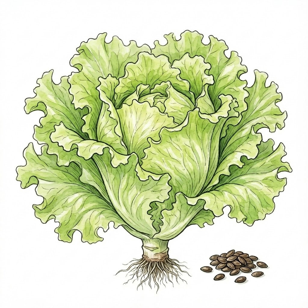 LETTUCE Seeds, Black Seeded Simpson