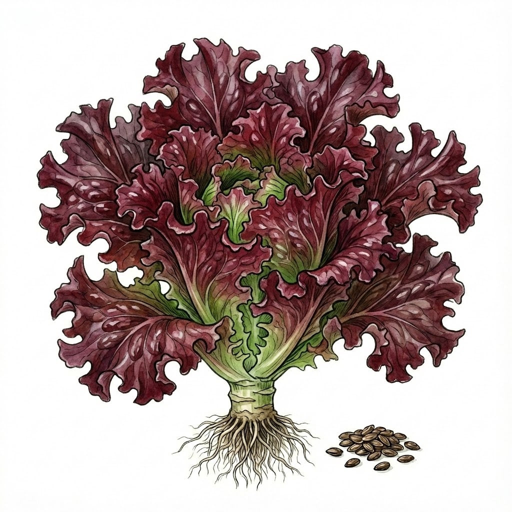 LETTUCE Seeds, Red Salad Bowl