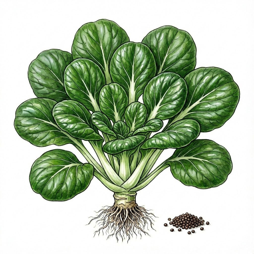 MUSTARD, Tatsoi - Urban Garden Seeds  99Heirlooms.com