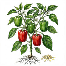 Load image into Gallery viewer, PEPPER Seeds, Yolo Wonder