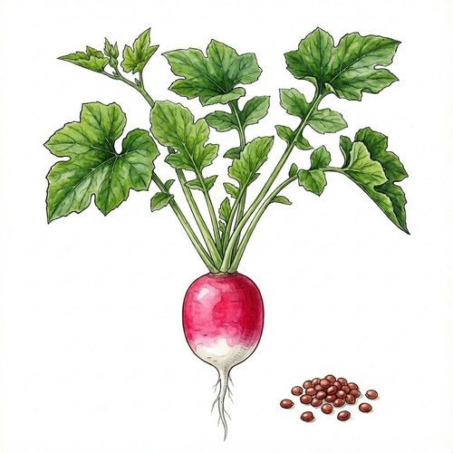 RADISH Seeds, French Breakfast