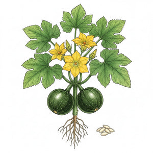 zucchini plant seeds SQUASH, Zucchini Round