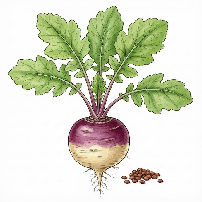 planting turnip seeds TURNIP Seeds, Purple Top White Globe