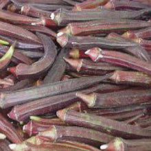 Load image into Gallery viewer, OKRA, Red Burgundy - 99¢ Cent Heirloom Seeds: Heirloom,Bulk	